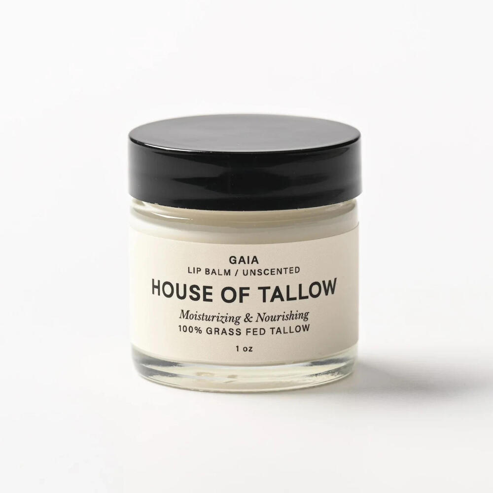 House of Tallow Gaia (Unscented) 100% Grass Fed Tallow Lip Balm